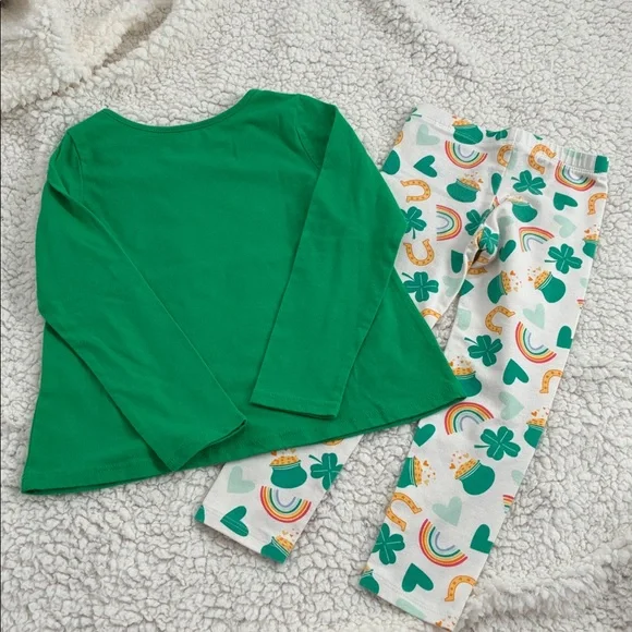 The Children's Place Lucky Charm St Patrick’s Day Set -3T - Picture 5 of 6